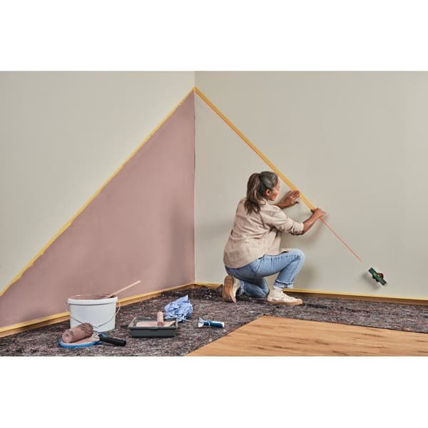Laserlinjer BOSCH - UniversalWallLevel - Med manual + 2 batterier x 1,5V AA