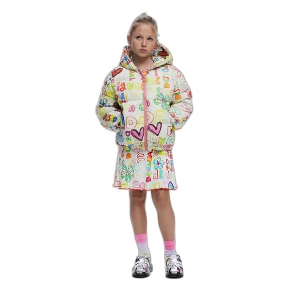 Flickjacka med huva Desigual Olivia