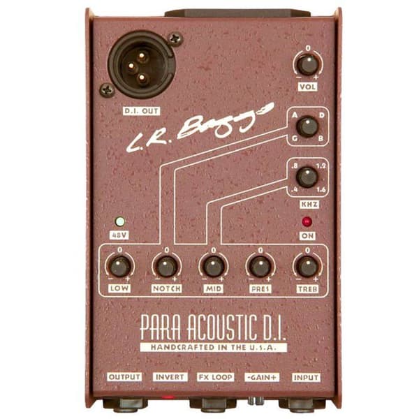 LR Baggs Para DI Akustisk Preamp Effekter för elektroakustisk gitarr