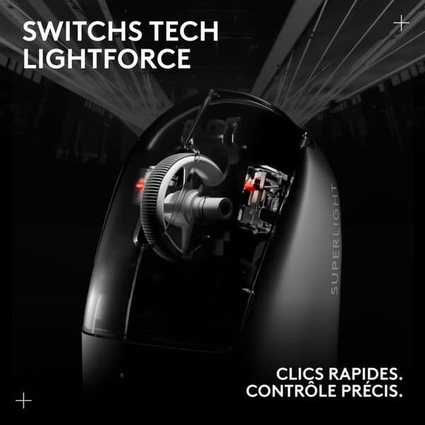 Trådlös spels Mus - Logitech G - Pro X Superlight 2 Lightspeed - Vit