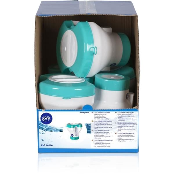 GRE Klorspridare med integrerad termometer - Ø 17,5 cm