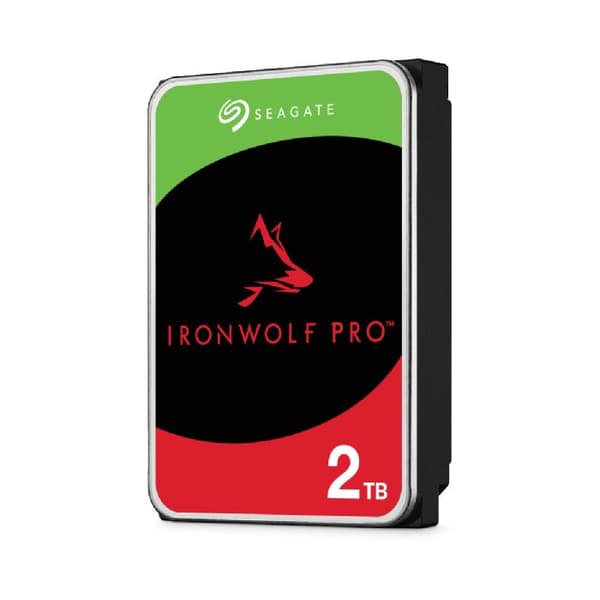 Hårddisk - SEAGATE - IRONWOLF PRO - 2To - SATA/600 - 7200 varv/min - 256 Mo cache