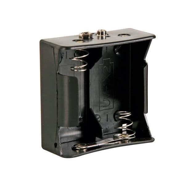 KOPPLARE FÖR 2 D LR20-BATTERIER MED FÖRSTA KONTAKTER...