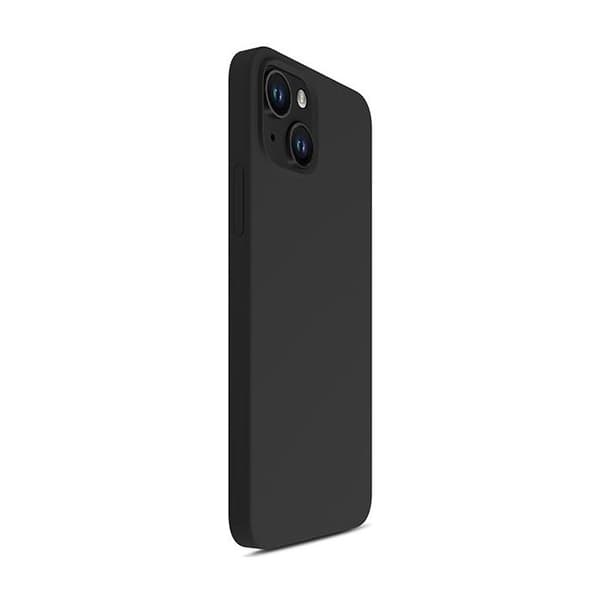 Siliconfodral - 3MK - iPhone 14 Plus - Svart - Halkfri - Stötskydd