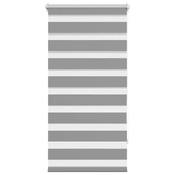 vidaXL Zebra persienner 80,9 x 150 cm, tygbredd 76,7 cm, grå 240199
