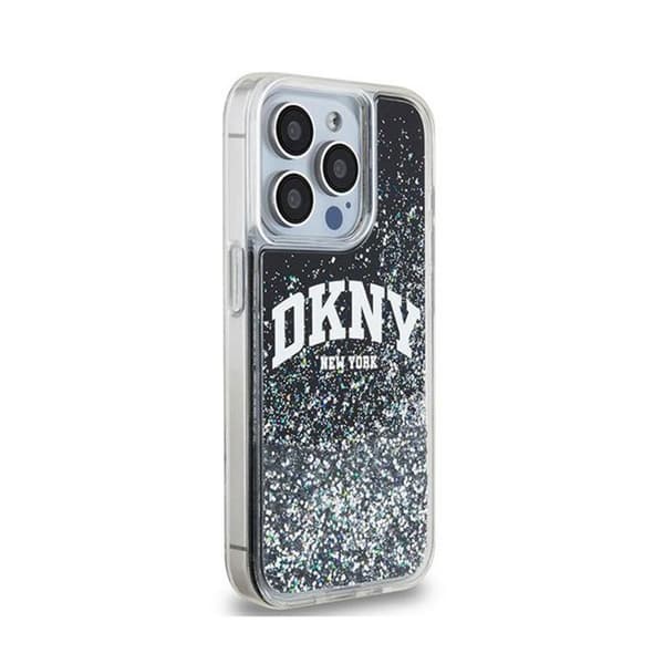 Smartphonefodral - DKNY - iPhone 14 Pro - Svart - Glitter - Mjuk