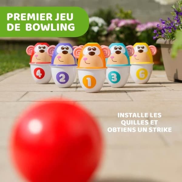 CHICCO Jungel bowling spel