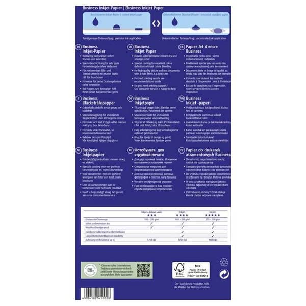 Inkjettpapper - Avery Dennison - 2576-150 - A4 - 120g - 150 ark