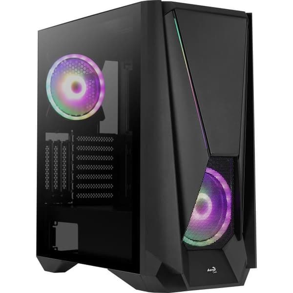 AEROCOOL Visir - Låda utan strömförsörjning - Medium torn - E-ATX-format
