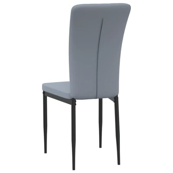 vidaXL Matstolar set om 4 Ljusgrå Sammet, matsalsstol, soffstol, sidostol, stol 326104