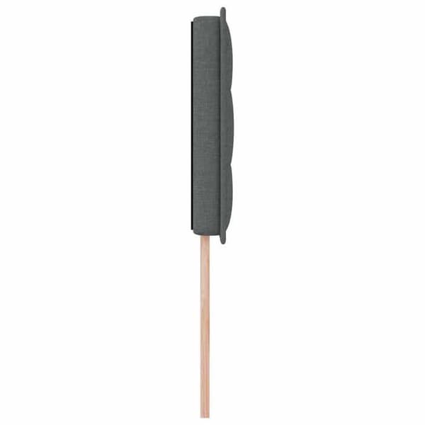 vidaXL Sänggavel Mörkgrå 90 cm tyg 42007000
