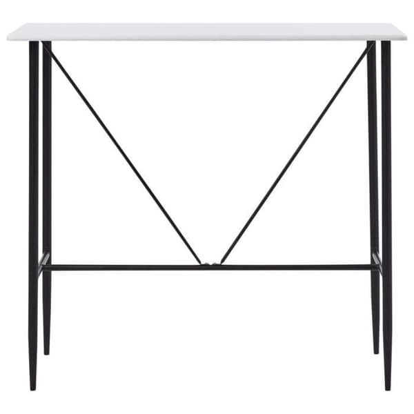 vidaXL Barbord Vit 120 x 60 x 110 cm MDF