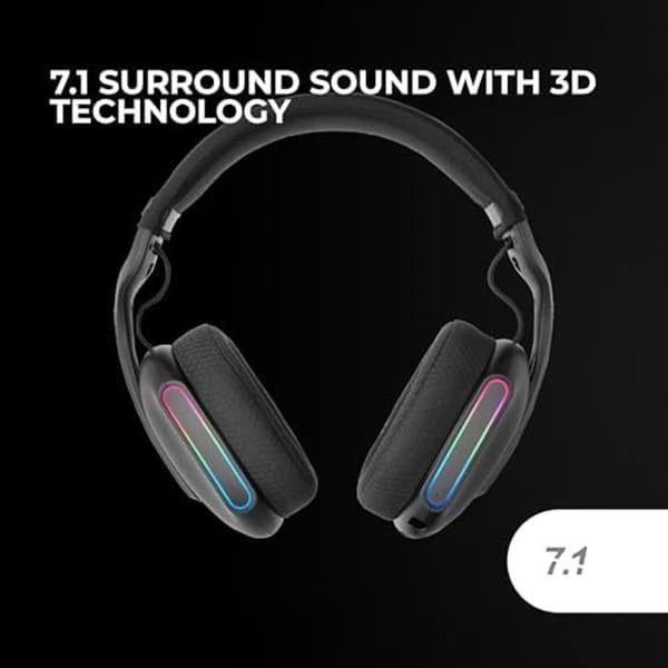 Spelheadset - MARS GAMING - MHW-PRO - 3D-ljud 7.1 - Bluetooth 5.3 - ARGB Flow-belysning