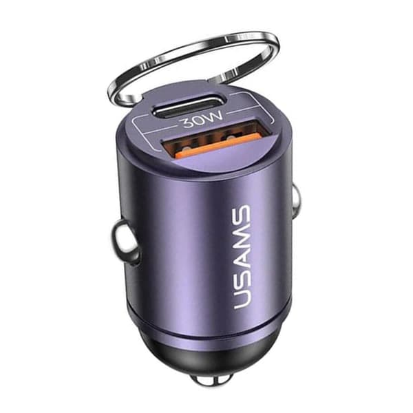 USB Type-C-laddare - USAMS - C38 - 30W - Snabbladdning - Lila