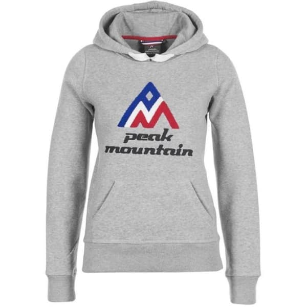 Sweatshirt molleteon dam Peak Mountain Adriver - grå melange