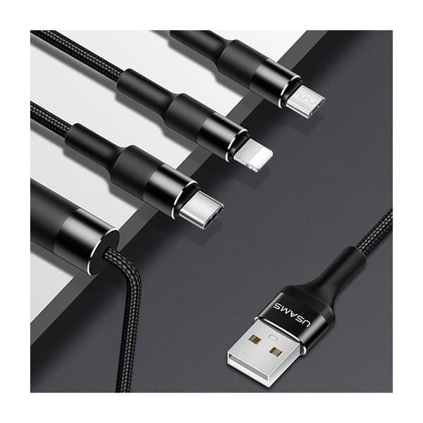 USB-C-kabel 1,5 m 2 A - snabbladdning, flätad