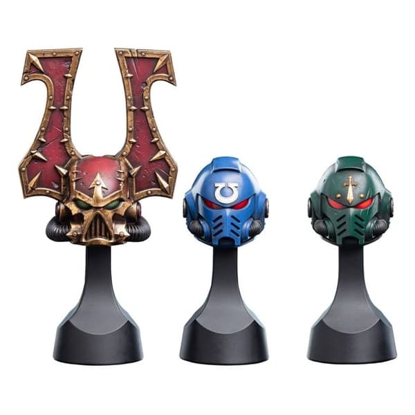 Weta Workshop - Warhammer 40k - Replik 1/4 Ultramarines Hjälm 12 cm