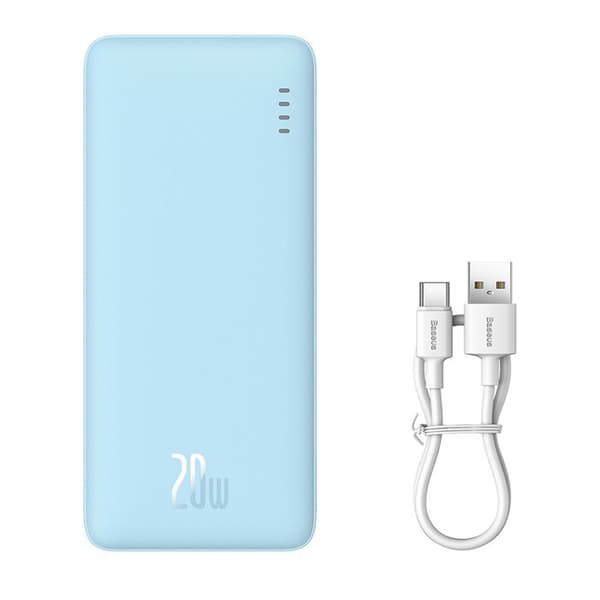 Extern USB-batteri - BASEUS - Airpow - 10000mAh - Typ-C - Micro-USB - 20W