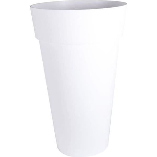 Hög vas - EDA - TOSCANE XXL - 90 L - Ø 48 x H 80 cm - Vit