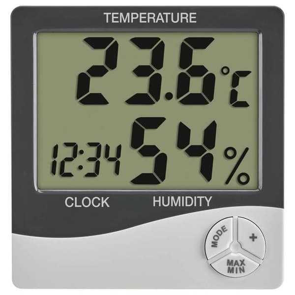 Termo-hygrometer - TFA DOSTMANN - 30.5058.02 - Vit - Digital - Ansluten