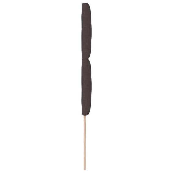 vidaXL Sänggavel Mörkbrun 100 cm tyg 3337902
