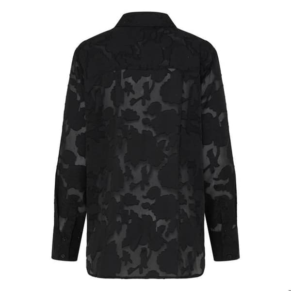 Långärmad blus dam fransa Rhinestone 1