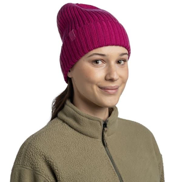 Kvinna Keps - Lila - Buff Stickad Norval Mössa Beanie