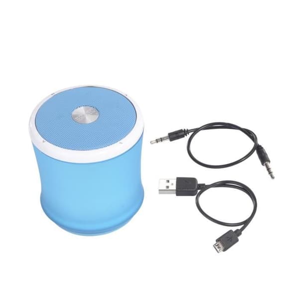 TERRATEC 145359 bärbar högtalare - Bluetooth/3,5 mm - 2,2W - Blå