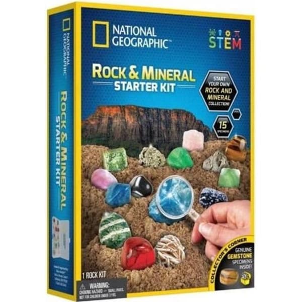 National Geographic - Startkit för stenar och mineraler
