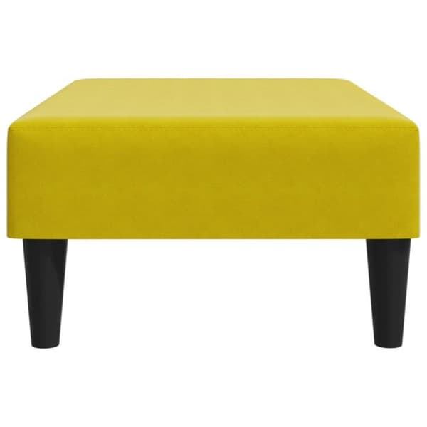 Repose pied gul 77x55x31 cm sammet