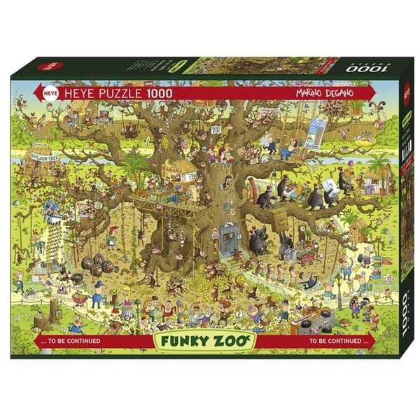 Pussel 1000 bitar: Apa Habitat