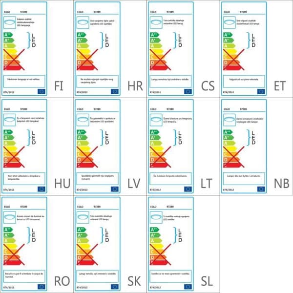 EGLO Cornale 8,2 W Outdoor LED Tak Ljusgrå