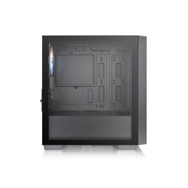 Thermaltake Versa H16 Chassi PC Micro Tower Tempererat Vetro ARGB Svart