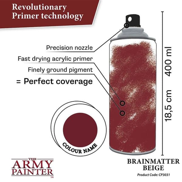 Akrylfärg - Army Painter - Brainmatter Beige - Inomhus - Dekorativa effekter
