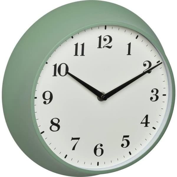 Väggklocka - TFA DOSTMANN - Modell 60.3540.04 - Grön - 270 mm - Modern design