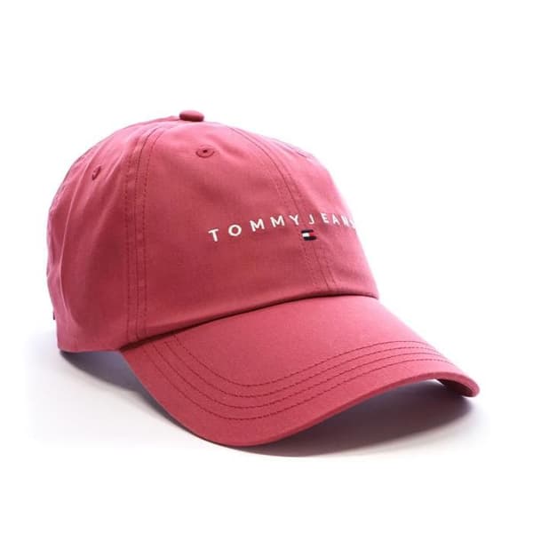 Röd Kapsel Unisex Tommy Hilfiger Linear Logo 6