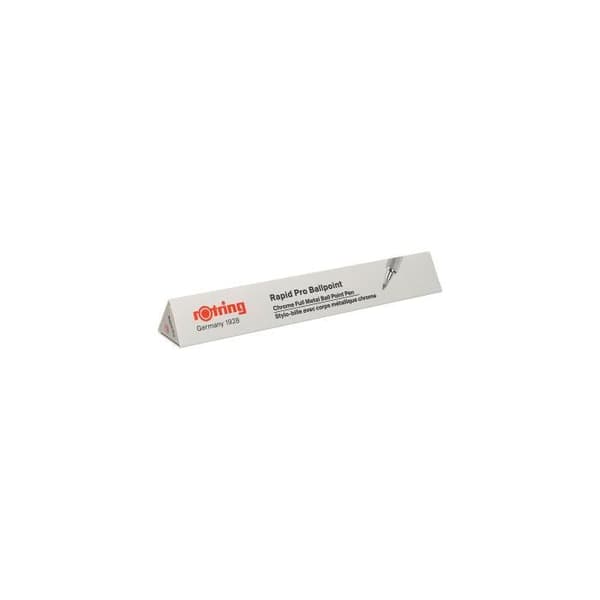 Kulspetspenna - ROTRING - Rapid PRO - Medium spets - Silverfärgad - Uppladdningsbar
