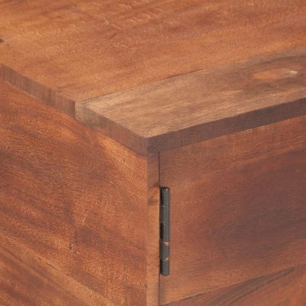 vidaXL Kaffe bord Mörk honung 67x67x45 cm Solid akaciaträ 320376