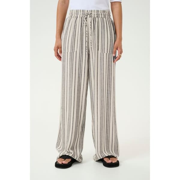 Kvinnor byxor KAFFE Amilia Long Wide
