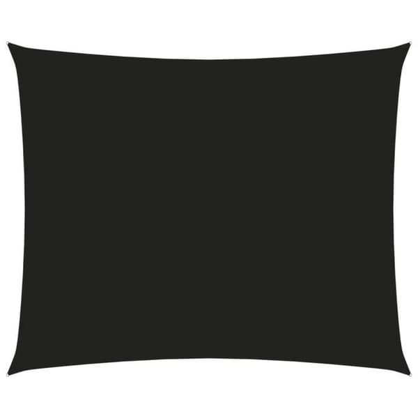 vidaXL Parasoll Sail Oxford Tyg Rektangulär 2x3 m Svart