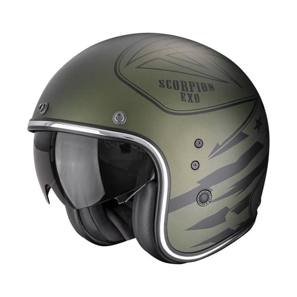 Scorpion Belfast Evo Dawg jetmotorcykelhjälm