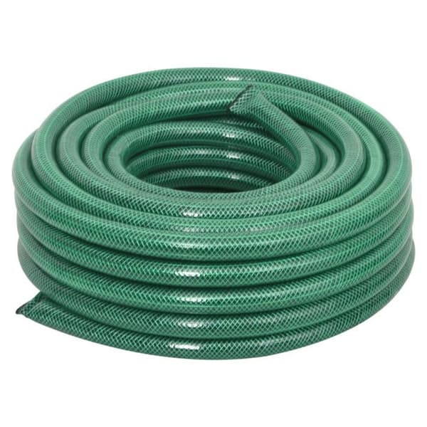 Vattenslang med gröna kopplingar 0,75 30 m PVC