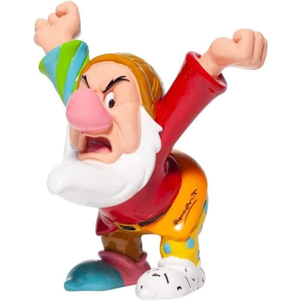 Figur - DISNEY - Grumpy - Flerfärgad - Resin - Handmålad
