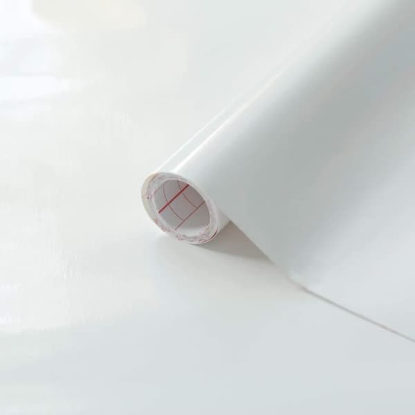 DC-FIX - Självhäftande rulle vanlig vit glans 2mx67,5cm