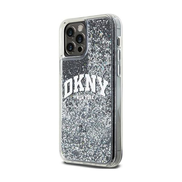 Smartphonefodral - DKNY - iPhone 12 / iPhone 12 Pro - Svart - Glitter - Mjuk