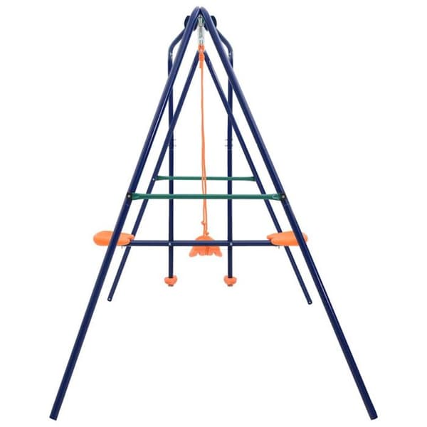 vidaXL 3-sits gungsats i stål