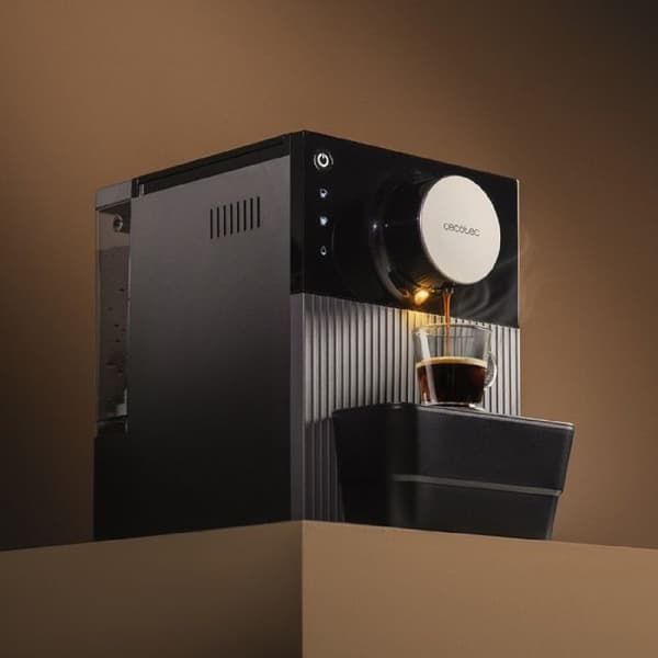 Cecotec Superautomatiska Kaffe Maskin Compact Cremmaet Cube. 1350W, 10g Pressningssystem, Förinfusionssystem