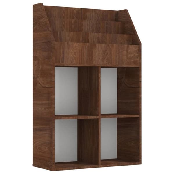 Barnboksställ för barn Ek brun 71x30x114 cm
