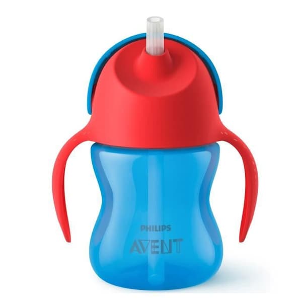 PHILIPS AVENT SCF796/01 Halmkopp - 200ml - 9 månader+ - Blå/Röd