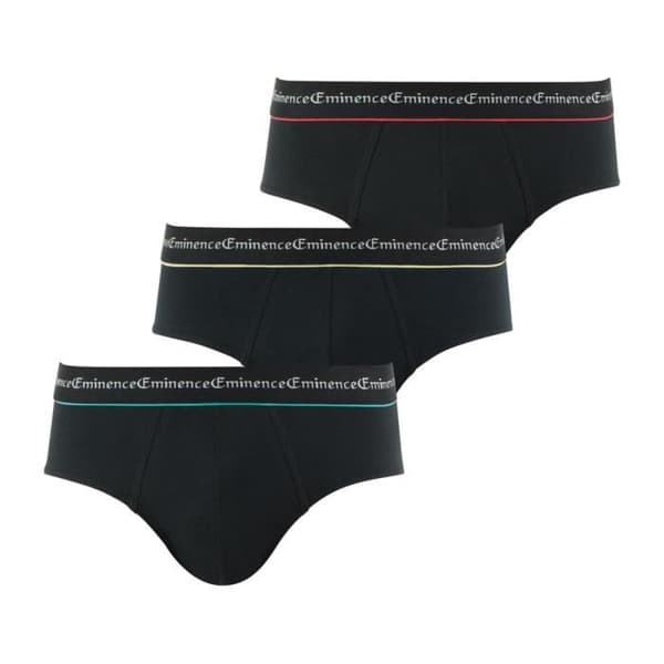 Förpackning med 3 Affärshorts för män Svart